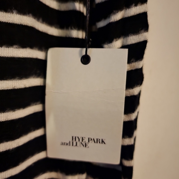 Hye Park and Lune Stripe Black White Dress Size 1/S NWT - Picture 4 of 12